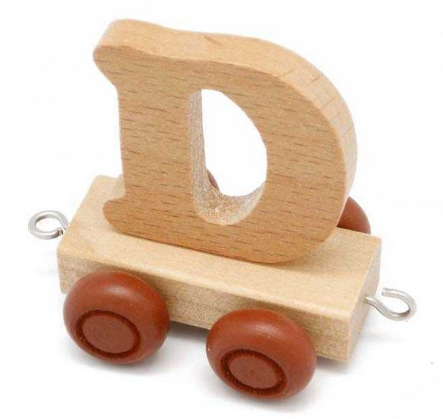 Kaper Kidz Name Train Carriage Letter D