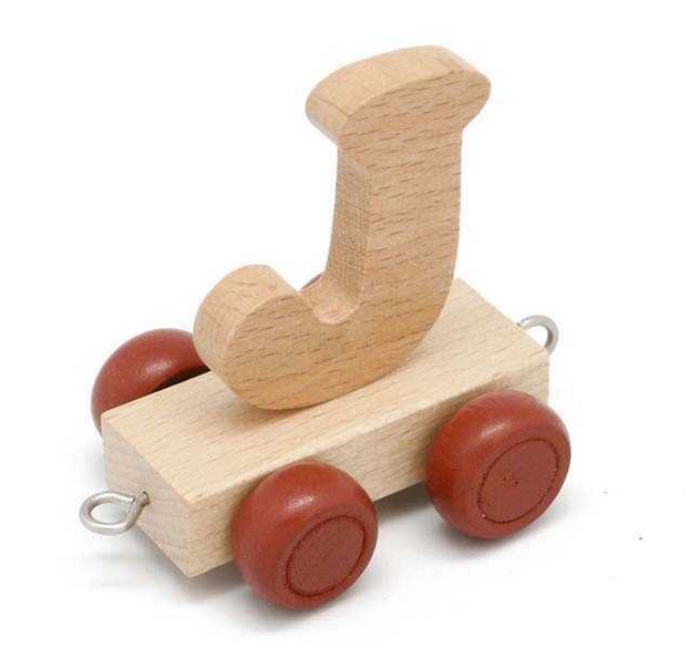 Kaper Kidz Name Train Carriage Letter J