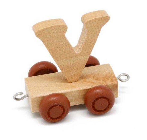Kaper Kidz Name Train Carriage Letter V