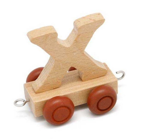 Kaper Kidz Name Train Carriage Letter X